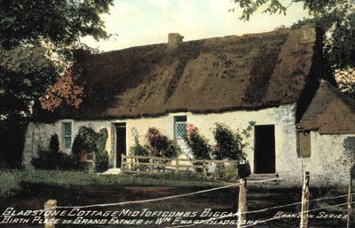 Gladstone-mökki, Mid Toftcombs Biggar, William Ewart Gladstonen isoisän syntymäpaikka (kuva) tekijältä English Photographer