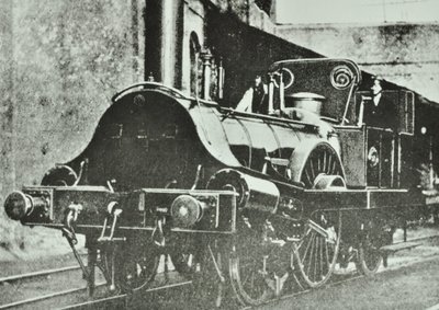Great Eastern Railway (London & Blackwall-osio) Yhden kuljettajan tankkiveturi, 1860 tekijältä English Photographer