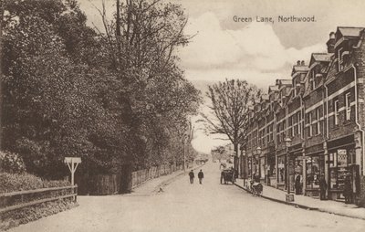 Green Lane, Northwood, prop de Londres (foto b/n) finlandès tekijältä English Photographer