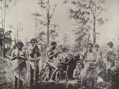 Queenslandin aboriginaalien ryhmä tekijältä English Photographer