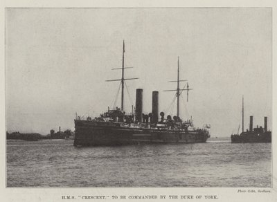 HMS Crescent, jota johtaa Yorkin herttua tekijältä English Photographer