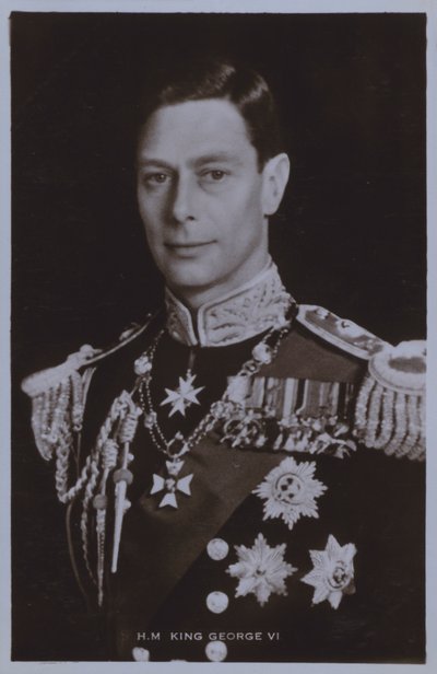 HM King George VI (m/w kuva) tekijältä English Photographer