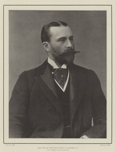 HRH edesmennyt Battenbergin prinssi Henry Maurice, KG tekijältä English Photographer