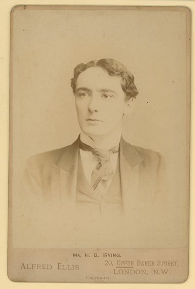 H B Irving, näyttelijä ja teatterijohtaja tekijältä English Photographer