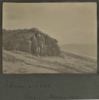 Harold Roper Robinson ja William Lawrence Bragg, Vosges, syksy 1915 tekijältä English Photographer