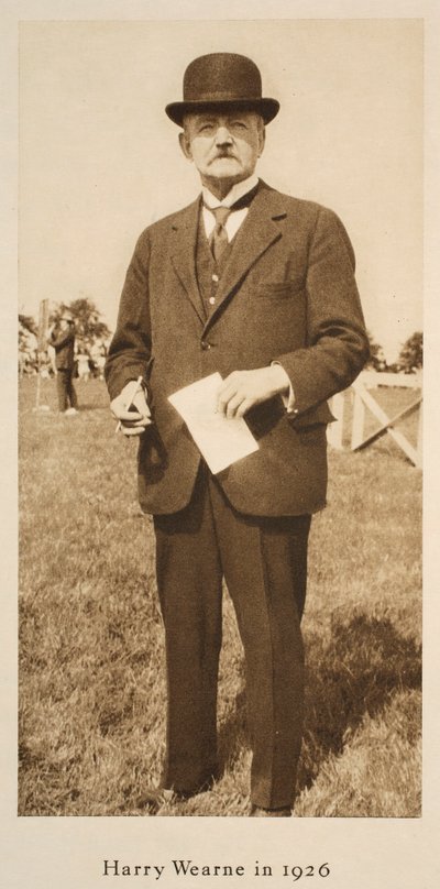 Harry Wearne vuonna 1926 (seepiakuva) tekijältä English Photographer