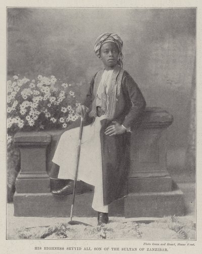 Hänen korkeutensa Seyyid Ali, Sansibarin sulttaanin poika tekijältä English Photographer