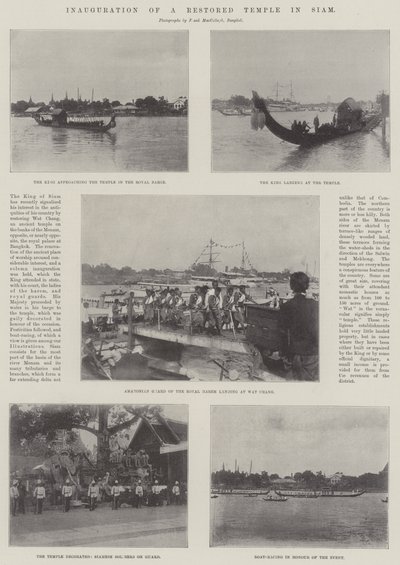 Palautetun temppelin avajaiset Siamissa tekijältä English Photographer
