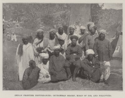 Indian Frontier Disturbances, Muhammad Sharif, Khan of Dir ja Followers tekijältä English Photographer