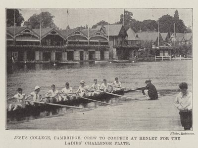 Jesus College, Cambridge, Crew kilpailee Henleyssä Ladies Challenge Platesta tekijältä English Photographer