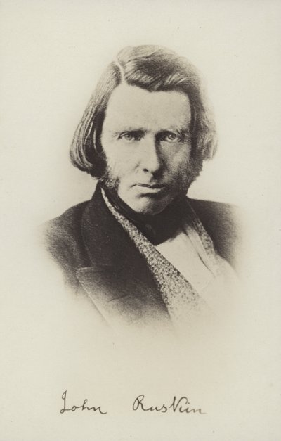 John Ruskin (1819-1900), englantilainen kirjailija, taidekriitikko, taiteilija ja sosiaalinen ajattelija tekijältä English Photographer