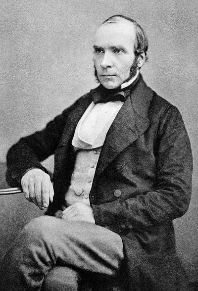 John Snow (1813-1858) englantilainen lääkäri, joka tunnetaan epidemiologiatyöstään, Autotype 1856, julkaistu vuonna 1887 (autotype) tekijältä English Photographer