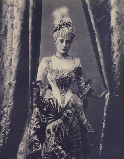 Kate Vaughan, englantilainen Gaiety Theatre -näyttelijä (m/v kuva) tekijältä English Photographer