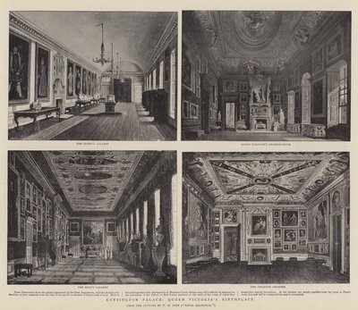 Kensingtonin palatsi, kuningatar Victorian syntymäpaikka tekijältä English Photographer