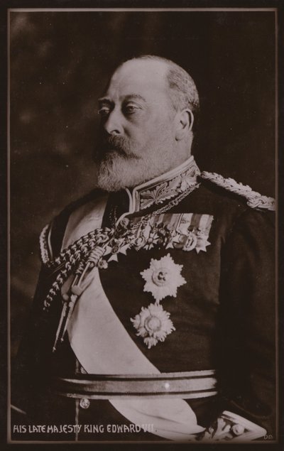 Kuningas Edward VII (s/w-kuva) tekijältä English Photographer