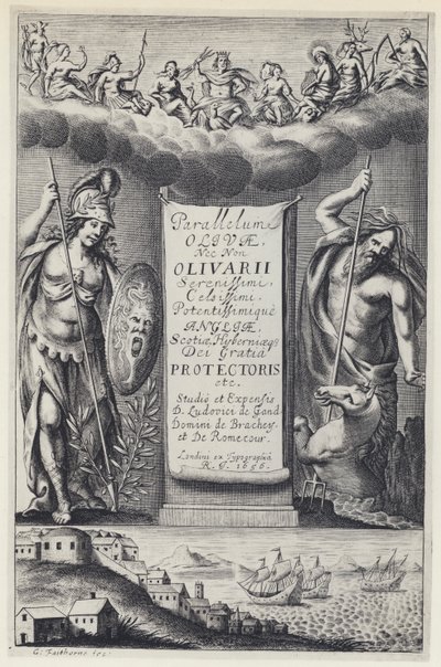 L de Gand, Parallelum Olivae, R I 1656 (b/w valokuva) tekijältä English Photographer