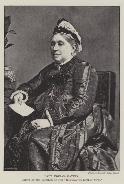 Lady Ingram-Watkin, Illustrated London Newsin perustajan leski tekijältä English Photographer
