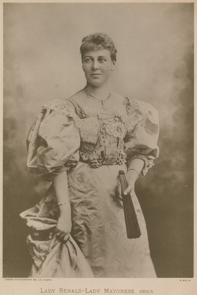 Lady Renals - Pormestarinna, 1894-95 tekijältä English Photographer