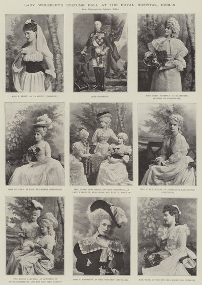 Lady Wolseleys -asujuhla Dublinin kuninkaallisessa sairaalassa tekijältä English Photographer