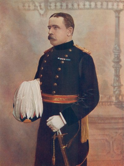 Kenraaliluutnantti J. D. P. French, komentava ratsuväkidivisioona, Etelä-Afrikan kenttäjoukot tekijältä English Photographer