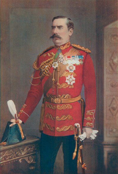 Kenraaliluutnantti Sir Baker Creed Russel. Eteläisen piirin komentaja tekijältä English Photographer