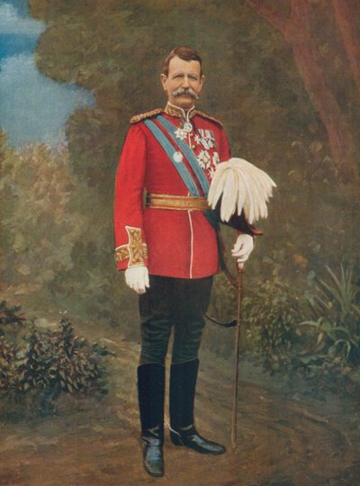 Kenraaliluutnantti Sir Charles Warren, Etelä-Afrikan kenttäjoukkojen 5. divisioonan komentaja. tekijältä English Photographer