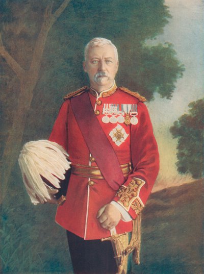 Kenraaliluutnantti Sir R. C. Low. Bombayn armeijan komentaja tekijältä English Photographer