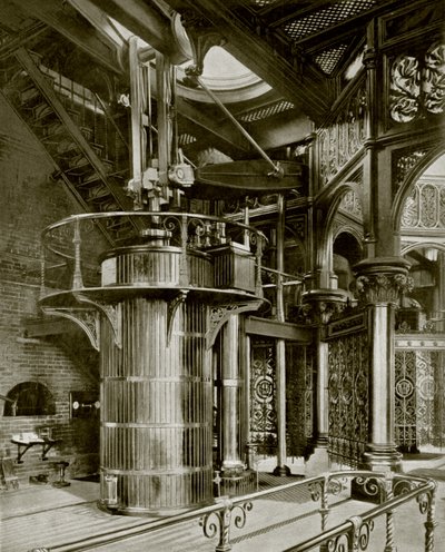 Lontoon jätevesi: The Crossness Pumping Station (m/w kuva) tekijältä English Photographer