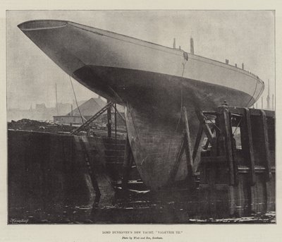 Lord Dunravens New Yacht, Valkyrie III tekijältä English Photographer