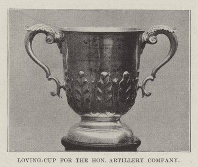 Loving-Cup kunnialliselle tykistöyhtiölle tekijältä English Photographer