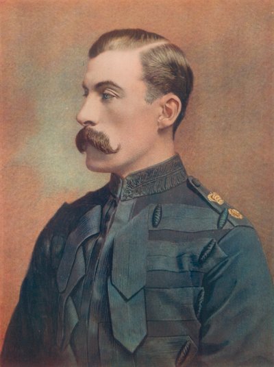 Kenraalimajuri J. F. Brocklehurst. Toisen ratsuväen prikaatin komentaja, Natal Field Force tekijältä English Photographer