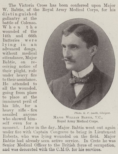 Majuri William Babtie, VC, Royal Army Medical Corps tekijältä English Photographer