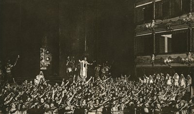 Max Reinhardts Oidipus Rex John Martin-Harveyn kanssa vuonna 1912 tekijältä English Photographer