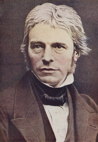 Michael Faraday, englantilainen fyysikko ja kemisti (värillinen kuva) tekijältä English Photographer