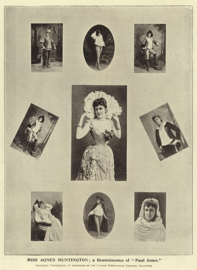 neiti Agnes Huntington; muisto Paul Jonesista tekijältä English Photographer