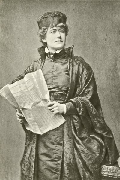 Miss Ellen Terry hahmona Portia (syväpaino) tekijältä English Photographer
