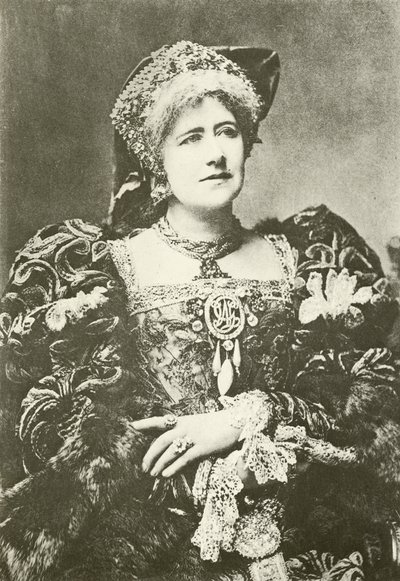Neiti Ellen Terry kuningatar Katariina (kaiverrus) tekijältä English Photographer