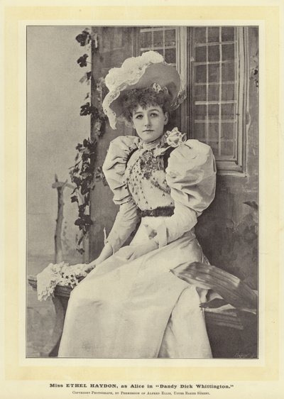 Neiti Ethel Haydon, Alice Dandy Dick Whittingtonissa tekijältä English Photographer