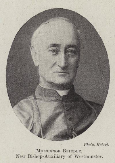 Monsignor Brindle, Westminsterin uusi piispa-apusjärjestö tekijältä English Photographer
