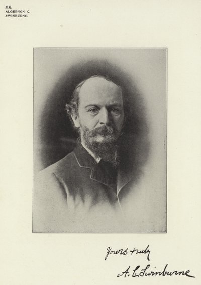 herra Algernon C Swinburne tekijältä English Photographer