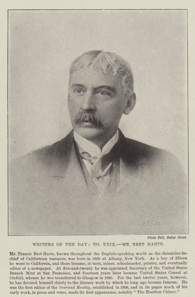 Herra Bret Harte tekijältä English Photographer