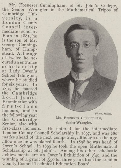 Herra Ebenezer Cunningham, vanhempi Wrangler tekijältä English Photographer