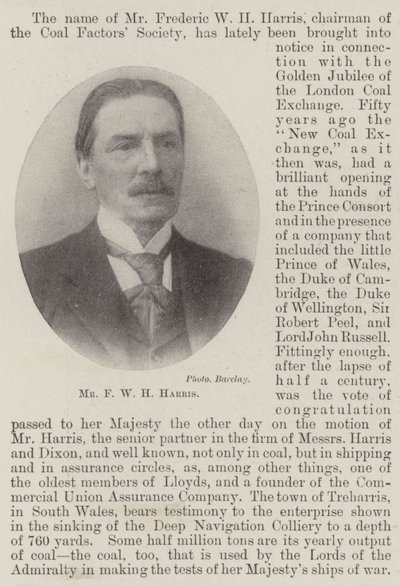 herra F W H Harris tekijältä English Photographer