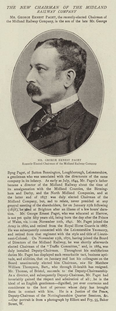 herra George Ernest Paget tekijältä English Photographer