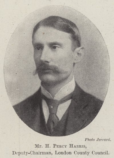 Percy Harris, varapuheenjohtaja, Lontoon kreivikuntaneuvosto tekijältä English Photographer
