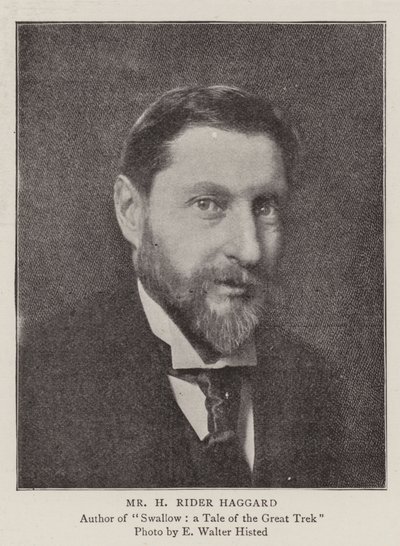Herra H Rider Haggard, uuden sarjamme kirjoittajat tekijältä English Photographer