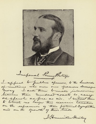 J Henniker Heaton, kansanedustaja, Penny-Postmaster-General of the Empire tekijältä English Photographer