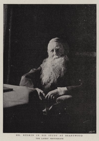 herra Ruskin tutkimuksessaan Brantwoodissa tekijältä English Photographer