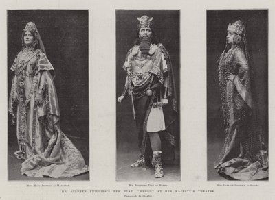 Herra Stephen Phillips Uusi näytelmä, Herodes, Hänen Majesteettinsa teatterissa tekijältä English Photographer