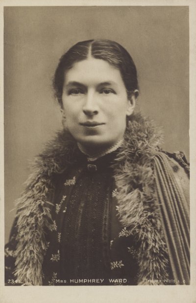 Rouva Humphry Ward (1851-1920), englantilainen kirjailija tekijältä English Photographer